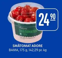Rema 1000 SMÅTOMAT ADORE, NOK 24.9 tilbud