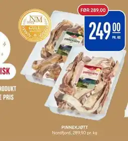 Rema 1000 PINNEKJØTT, NOK 249 tilbud