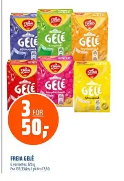 Coop Obs FREIA GELÉ, NOK 50 tilbud