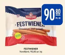 Rema 1000 FESTWIENER, NOK 90.8 tilbud