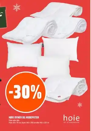 HØIE DYNER OG HODEPUTER