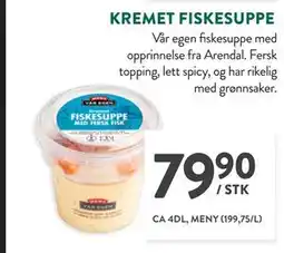 Jacobs KREMET FISKESUPPE, NOK 79.9 tilbud