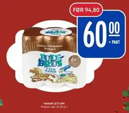 Rema 1000 HAMAR LETT 6PK, NOK 60 tilbud