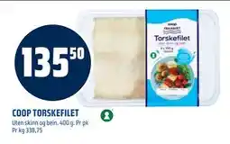 Coop Obs COOP TORSKEFILET, NOK 135.5 tilbud
