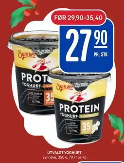 Rema 1000 UTVALGT YOGHURT, NOK 27.9 tilbud