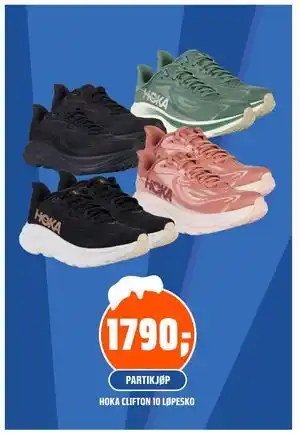 Coop Obs HOKA CLIFTON 10 LØPESKO, NOK 1790 tilbud