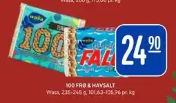 Rema 1000 100 FRØ & HAVSALT, NOK 24.9 tilbud
