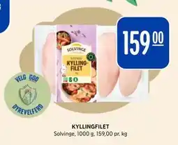 Rema 1000 KYLLINGFILET, NOK 159 tilbud