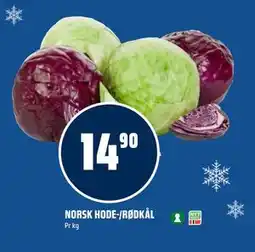 Coop Obs NORSK HODE-/RØDKÅL, NOK 14.9 tilbud
