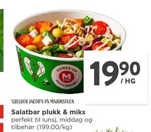 Jacobs Salatbar plukk & miks, NOK 19.9 tilbud