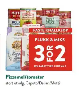 Jacobs Pizzamel/tomater tilbud