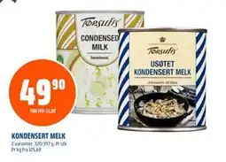 Coop Obs KONDENSERT MELK, NOK 49.9 tilbud