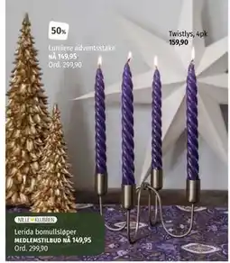 Nille Lerida bomullsløper, Medlemspris tilbud