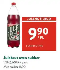 Jacobs Julebrus uten sukker, NOK 9.9 tilbud