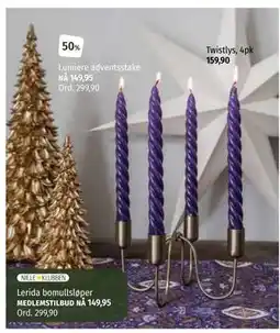 Nille Lumiere adventsstake, NOK 149.95 tilbud