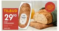 Coop Mega COOP FLERKORNBRØD SPAR 50%, NOK 29.9 tilbud