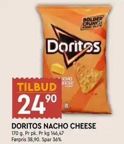 Coop Mega DORITOS NACHO CHEESE, NOK 24.9 tilbud