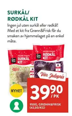 Jacobs SURKÅL/ RØDKÅL KIT, NOK 39.9 tilbud