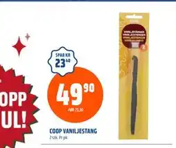 Coop Obs COOP VANILJESTANG, NOK 49.9 tilbud
