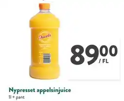 Jacobs Nypresset appelsinjuice, NOK 89 tilbud