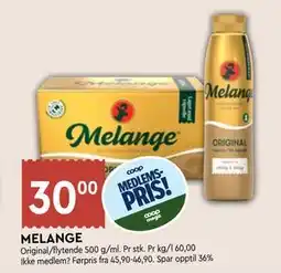 Coop Mega MELANGE, Medlemspris tilbud