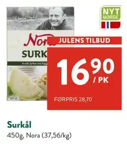 Jacobs Surkål, NOK 16.9 tilbud