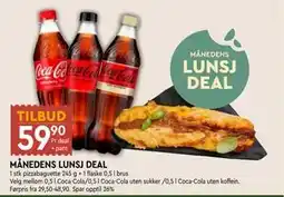 Coop Mega MÅNEDENS LUNSJ DEAL, NOK 59.9 tilbud