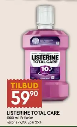 Coop Mega LISTERINE TOTAL CARE, NOK 59.9 tilbud