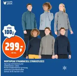 Coop Obs NORTHPEAK STRANDAFJELL STRIKKEFLEECE, NOK 299 tilbud