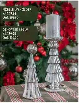 Nille DEKORTRE I SØLV, NOK 139.95 tilbud