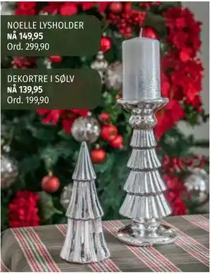 Nille DEKORTRE I SØLV, NOK 139.95 tilbud