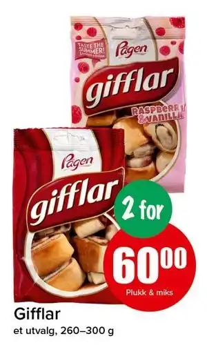 Gifflar, NOK 60