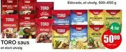 Spar TORO saus, NOK 50 tilbud