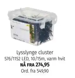 Nille Lysslynge cluster tilbud