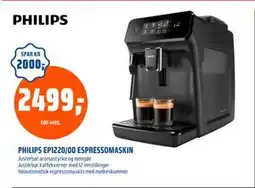 Coop Obs PHILIPS EP1220/00 ESPRESSOMASKIN, NOK 2499 tilbud