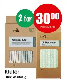 Spar Kluter, NOK 30 tilbud