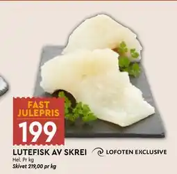Coop Mega LUTEFISK AV SKREI, NOK 199 tilbud
