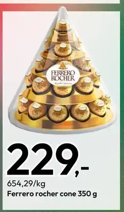 Gigaboks Ferrero rocher cone 350 g, NOK 229 tilbud