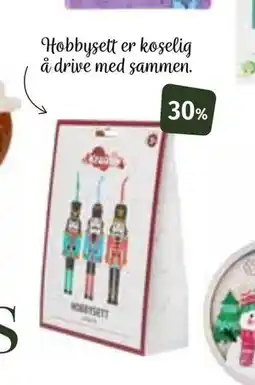 Nille Kreativ hobbysett nøtteknekker, NOK 69.95 tilbud