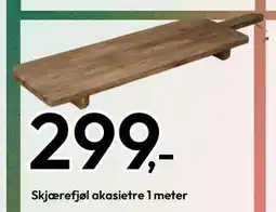 Gigaboks Skjærefjøl akasietre 1 meter, NOK 299 tilbud