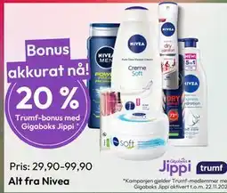 Gigaboks Alt fra Nivea tilbud
