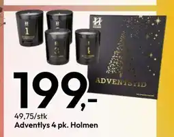 Gigaboks Adventlys 4 pk. Holmen, NOK 199 tilbud