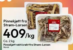 Gigaboks Pinnekjøtt fra Strøm-Larsen, NOK 409 tilbud
