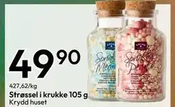 Gigaboks Strøssel i krukke 105 g, NOK 49.9 tilbud
