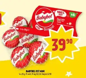 BABYBEL OST MINI, NOK 39.9
