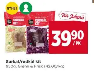 Meny Surkal/rødkål kit, NOK 39.9 tilbud