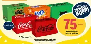 COCA-COLA ORIGINAL ZERO SUGAR/ URGE/ FANTA ZERO SUGAR SPRITE ZERO SUGAR, Medlemspris