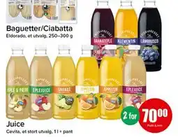 Spar Juice, NOK 70 tilbud