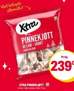 Coop Extra XTRA PINNEKJØTT, NOK 239 tilbud
