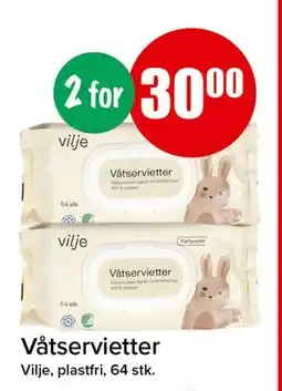 Spar Våtservietter, NOK 30 tilbud